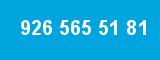 926 565 51 81